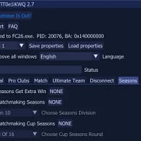 FX FC 26 Cheats Seasons Tab in Menu