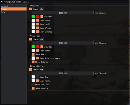 byster squad cheats visuals 1