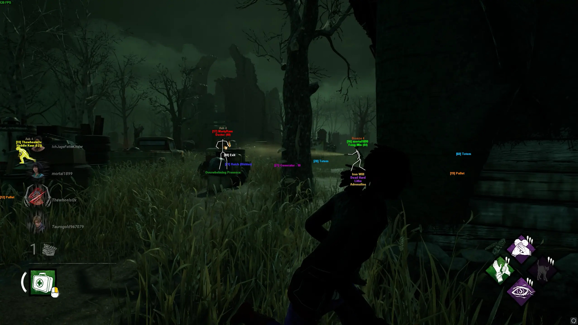 Dead by Daylight ESP Cheats In-Game View