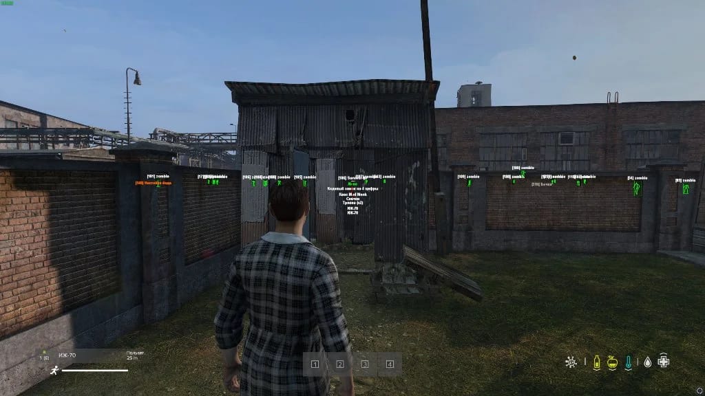 DayZ Hack with Player ESP and Item Detection Enabled in Action