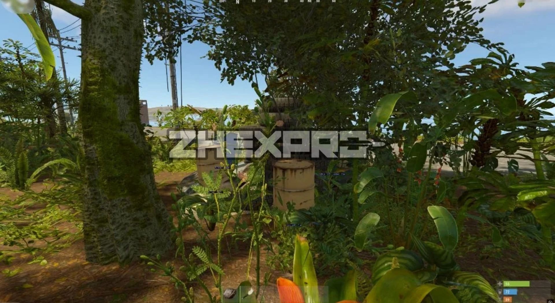 Rust Hacks In-Game Screenshot Rust Hacks In-Game – ESP, Aimbot, and Visuals in Action